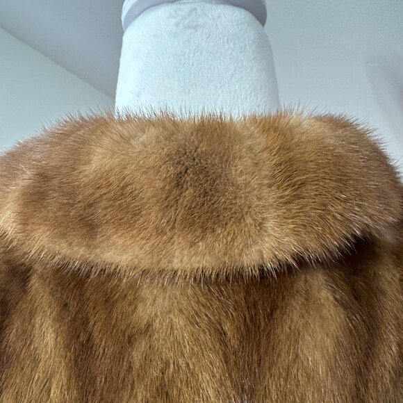 Maximillan brown mink coat, from Bonwit Teller Vintage sz Medium - Picture 6 of 7